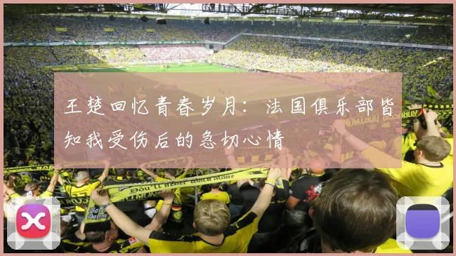 王楚回忆青春岁月：法国俱乐部皆知我受伤后的急切心情